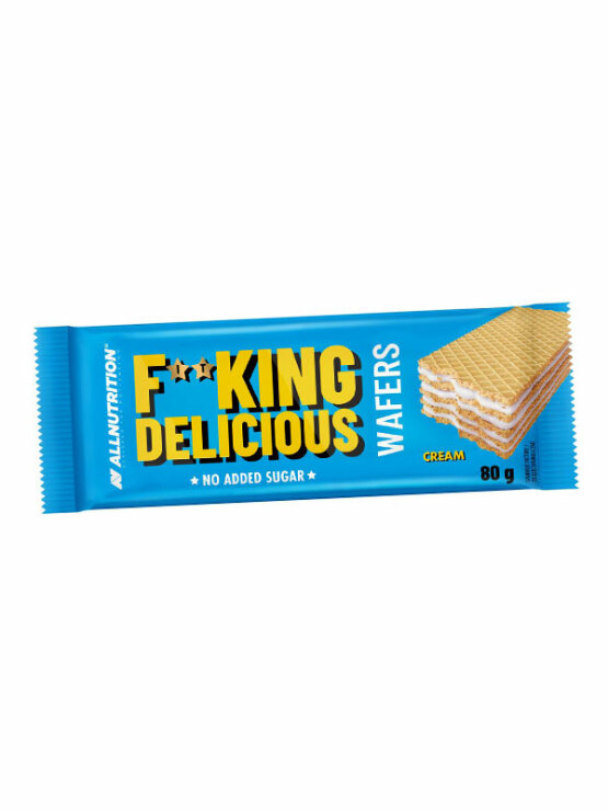 All Nutrition Knusprige Waffeln ohne Zuckerzusatz in einer 80g Packung