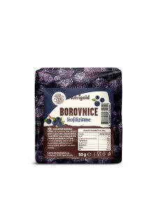 Nutrigold Gefriergetrocknete Heidelbeeren in einer Packung von 50 g