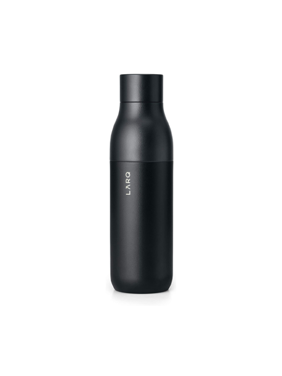 LARQ Selbstreinigende Wasserflasche PureVis Obsidian Black -– 500 ml
