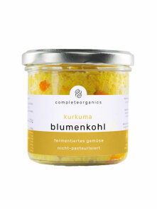 Fermentiertes Gemüse Blumenkohl & Kurkuma – bio 230g comFermentiertes Gemüse Blumenkohl & Kurkuma – bio 230g completeorganicspleteorganics