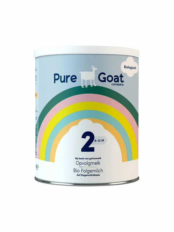 Pure Goat Bio Folgemlich 2 aus ZIegenmilch (ab dem 6. Monat) in einer 800g Verpackung