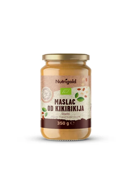 Erdnussbutter Cremig – Bio 350g Nutrigold