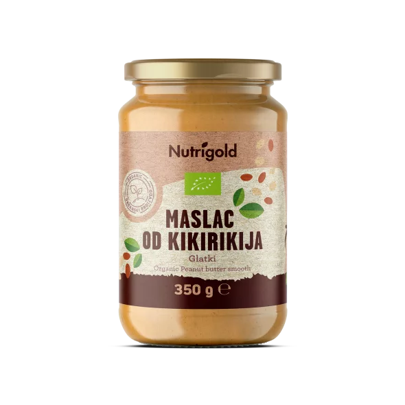 Erdnussbutter Cremig – Bio 350g Nutrigold
