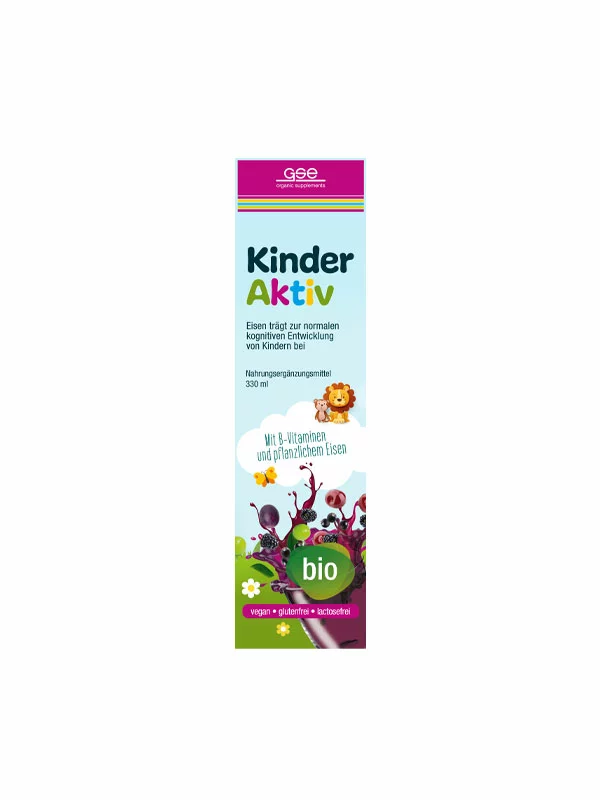 GSE Kinder Aktiv Sirup – Biologisch in der 330ml Packung