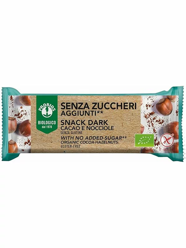 Probios Reiswaffel mit Haselnuss- und Kakaofüllung – Biologisch in Verpackung von 25g
