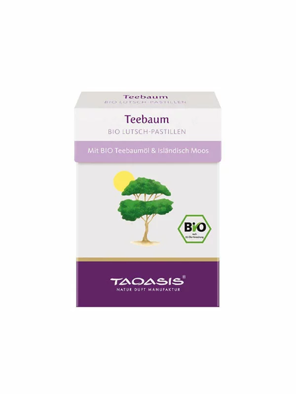 Taoasis Teebaum-Pastillen – Bio in der 30g Packung