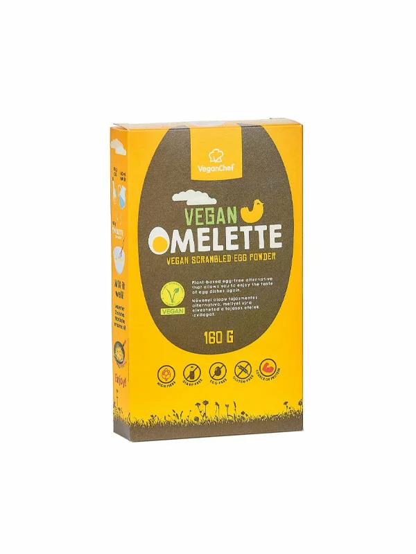 VeganChef Fertigmischung für vegane Omelette glutenfrei in einer 160g Packung