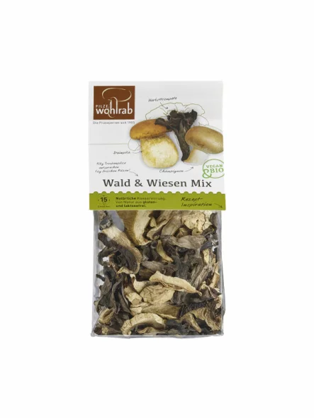 Pilze Wald & Wiesen Mix – Biologisch 30g Wohlrab