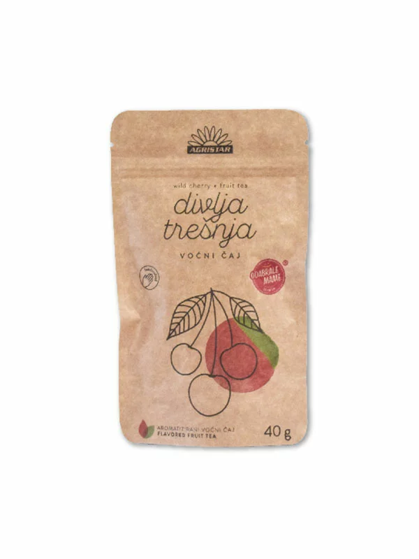 Agristar Wildkirsch-Früchtetee in einer 40g Packung