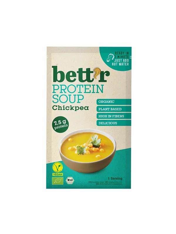 Bett'r Protein-Suppe mit Kichererbsen – Bio in einer 30g Packung