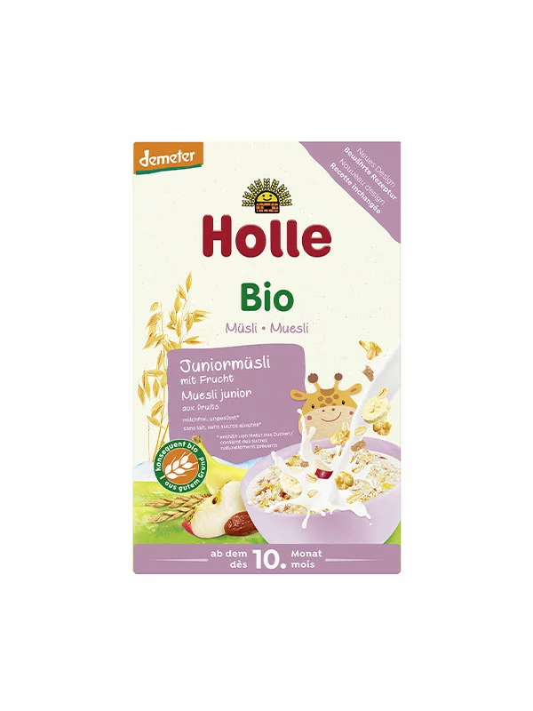 Holle Kindermüsli mit Früchten (ab dem 10 Monat) – Bio in einer 250g Packung