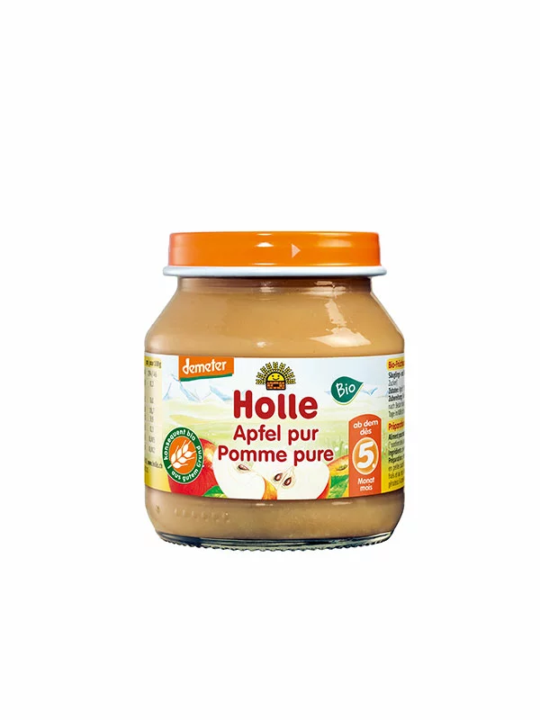 Holle Apfelbrei – Bio im 125g Glas