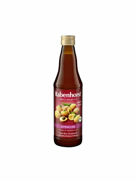 Rabenhorst Aprikosensaft – Bio in der 330ml Flasche