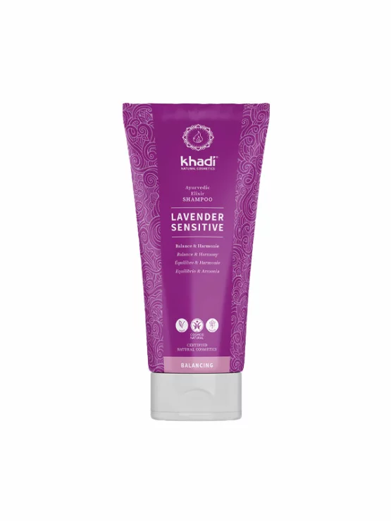 Ayurvedisches Haarshampoo Lavendel Sensitive – 200ml Khadi