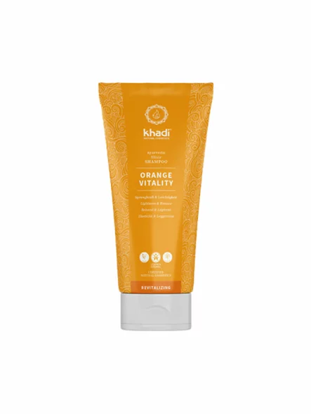 Ayurvedisches Haarshampoo Orange Vitality – 200ml Khadi