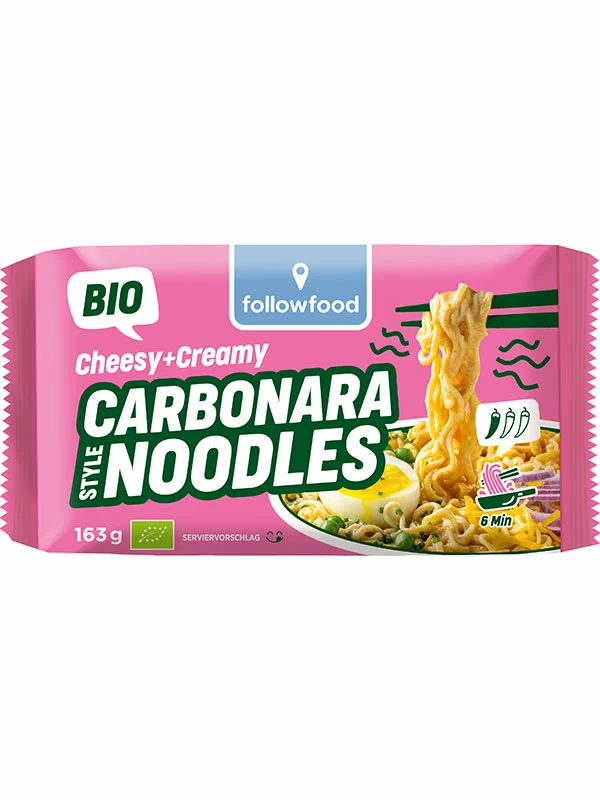 Nudeln Carbonara – Bio 163g followfood
