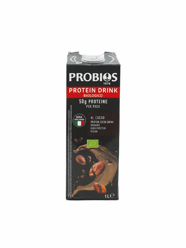 Probios Proteingetränk Kakao Glutenfrei – Bio in einer 1000ml Packung