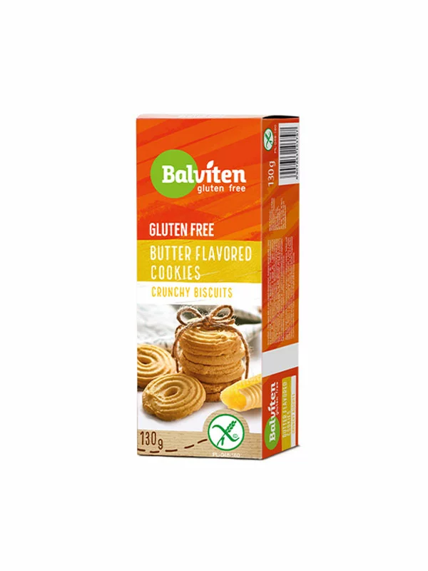 Balviten Butterkekse Glutenfrei in einer 130g Packung
