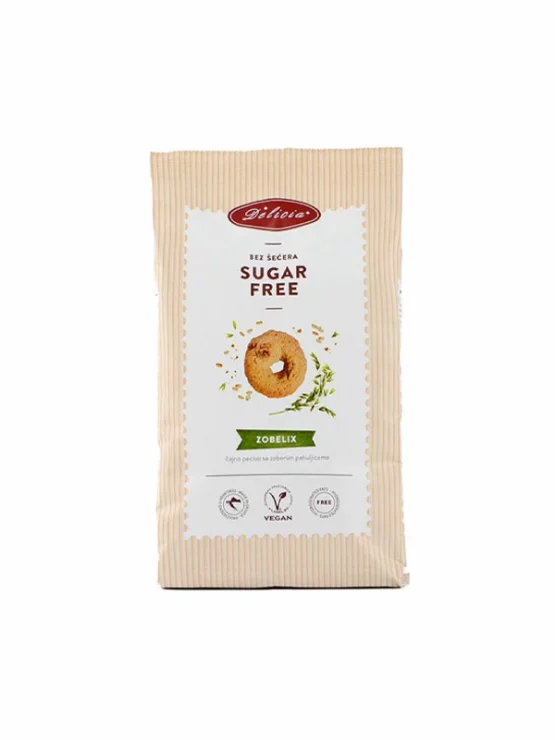 Delicia Zobelix Kekse ohne Zuckerzusatz in einer 200g Packung