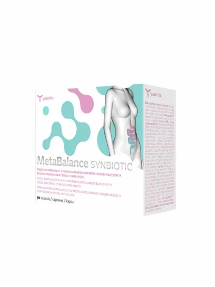 Yasenka Meta Balance Synbiotisches Nahrungsergänzungsmittel mit 30 Kapseln in der Packung