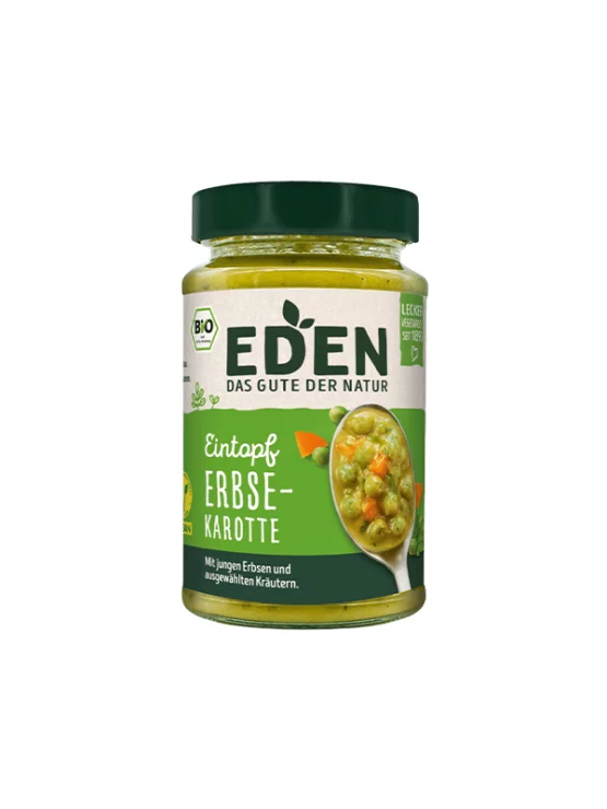 Eden Eintopf mit Erbsen und Karotten – Bio im 400g Glas