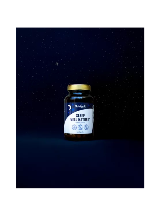 Nutrigold Sleep Well Nature 600mg – mit 90 Kapseln in der Packung