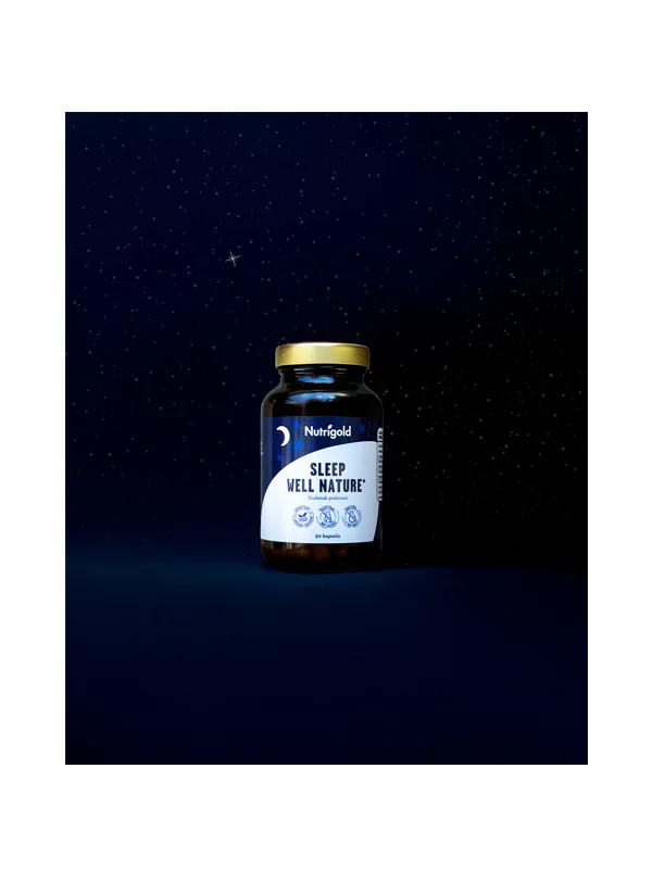 Nutrigold Sleep Well Nature 600mg – mit 90 Kapseln in der Packung