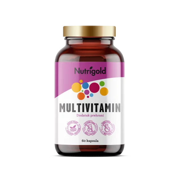 Nutrigold Multivitamin 527mg mit 60 Kapseln in der Packung