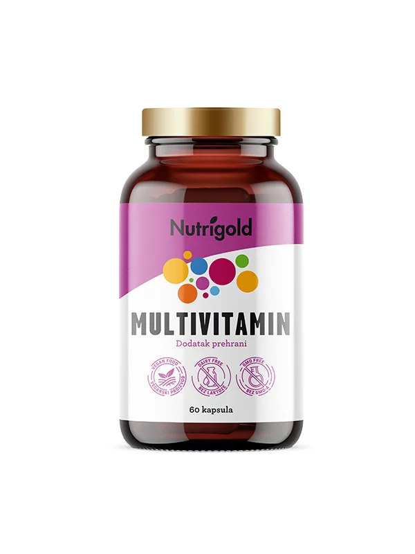 Nutrigold Multivitamin 527mg mit 60 Kapseln in der Packung