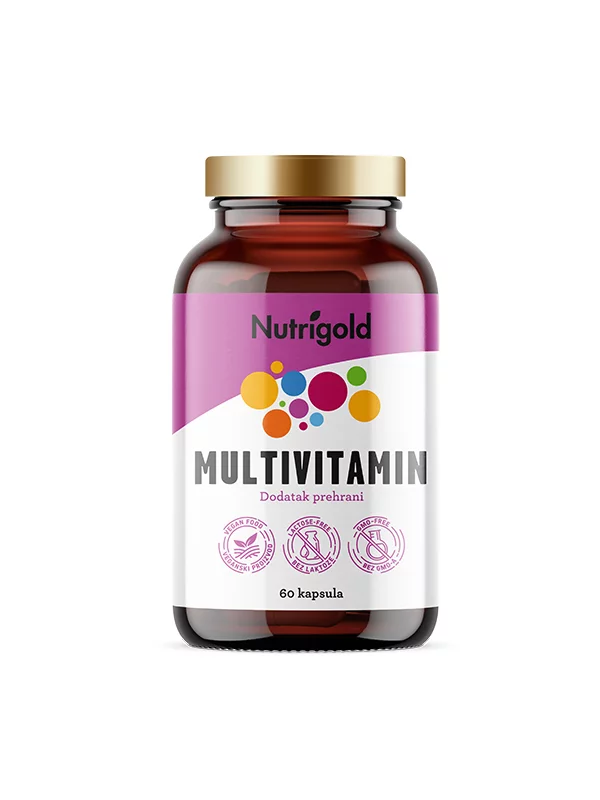 Nutrigold Multivitamin 527mg mit 60 Kapseln in der Packung