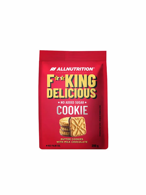 All Nutrition Butterkekse mit Milchschokolade ohne Zuckerzusatz in einer 200g Packung