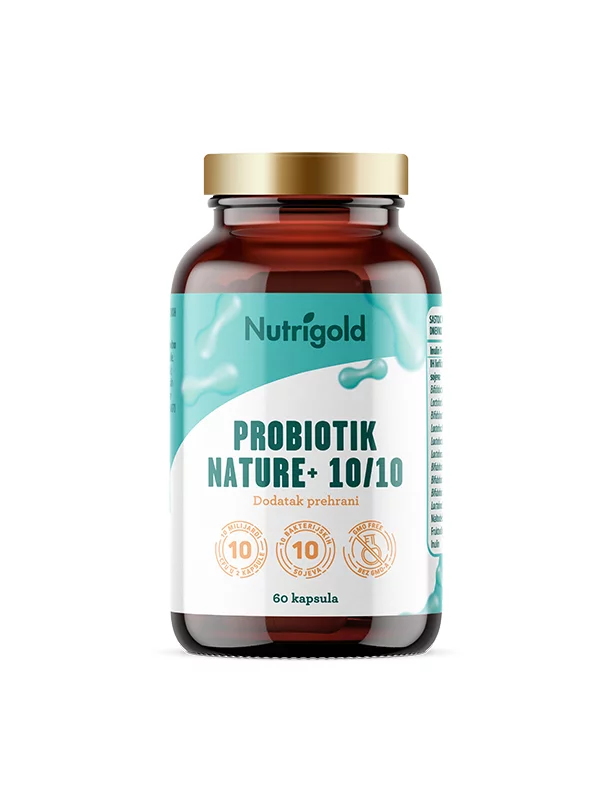 Nutrigold Probiotikum Nature+ 10/10 mit 60 Kapseln in der Packung