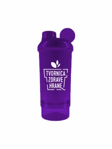 Smart Shaker mit Zusatzbehälter – Lila mit einem Volumen von 500ml