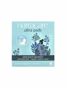 Natracare Binden mit Flügeln Super mit 12 Stück in der Packung