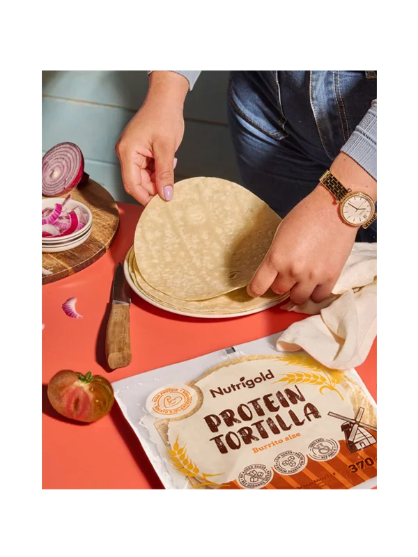 Nutrigold Protein-Tortilla in einer 370g Packung