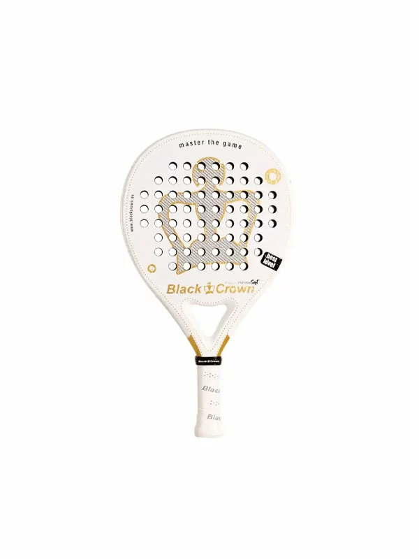 Black Crown Padel Schläger Piton White Soft 2025