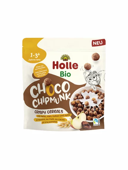 Knusperbällchen mit Kakao „Choco Chipmunk“ (ab 1 Jahr) – Bio 125g Holle