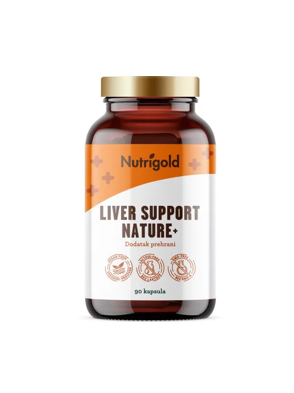 Nutrigold Liver Support Nature+ – 90 vegane Kapseln