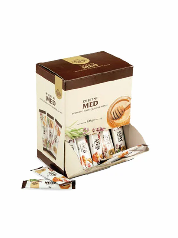 Blütenhonig im Portionsbeutel – 12g × 100 Stück Dobra Vibra