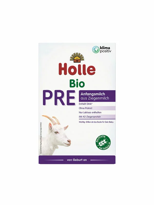 Holle Anfangsmilch PRE aus Ziegenmilch (ab der Geburt) Bio in einer 400g Packung