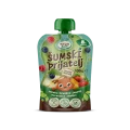 Quetschie mit Apfel, Pfirsich, Erdbeere, Heidelbeere & Himbeere – Biologisch 100g Nutrigold Baby