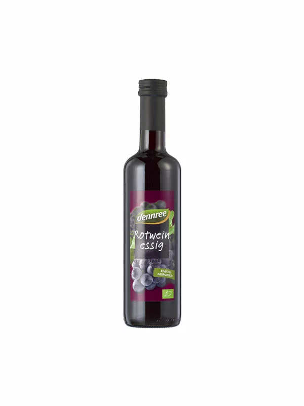 dennree crveni organski vinski ocat u pakiranju od 500ml