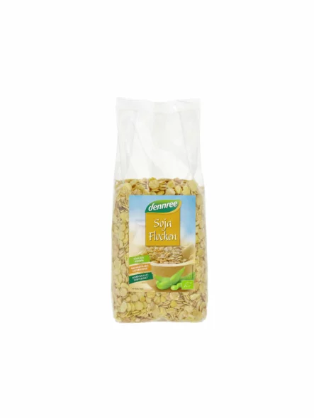 dennreee Sojaflocken – Bio in einer 500g Packung