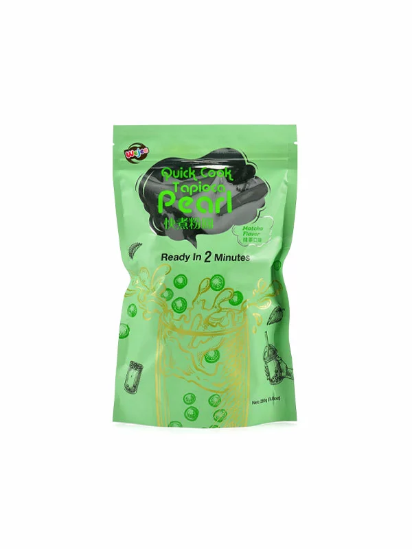 Wejee Tapioka Perlen Matcha in einer Packung von 250g