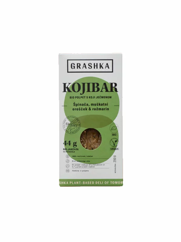 Grashka Vegane Burger aus Gerste & Spinat – Bio in einer 200g Packung