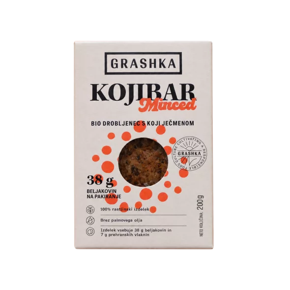 Grashka Vegane Hackfleisch-Alternative – Bio in einer 200g Packung