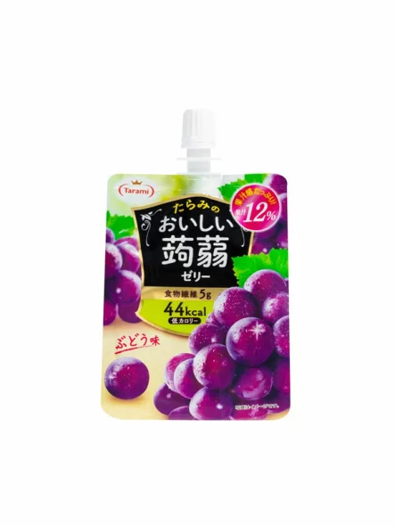 Kalorienarmes Konjak-Gelee mit Traubenaroma – 150g Tarami
