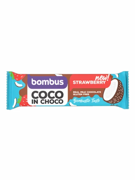 Coco in Choco – Erdbeere 40g Bombus