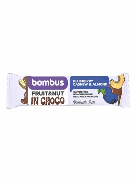 Fruit & Nut Bar – Blaubeere & Cashewnuss – 40g Bombus