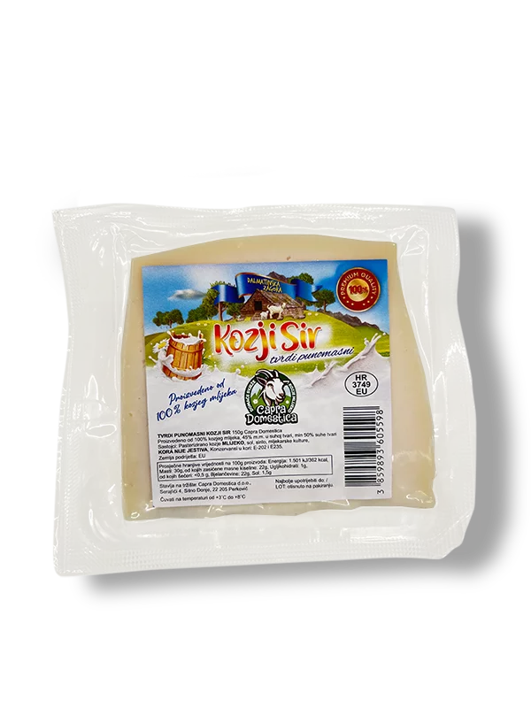 Hartkäse aus Vollfett-Ziegenmilch – 150g Capra Domestica